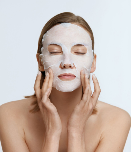 Mascarilla facial de acido hialuronico
